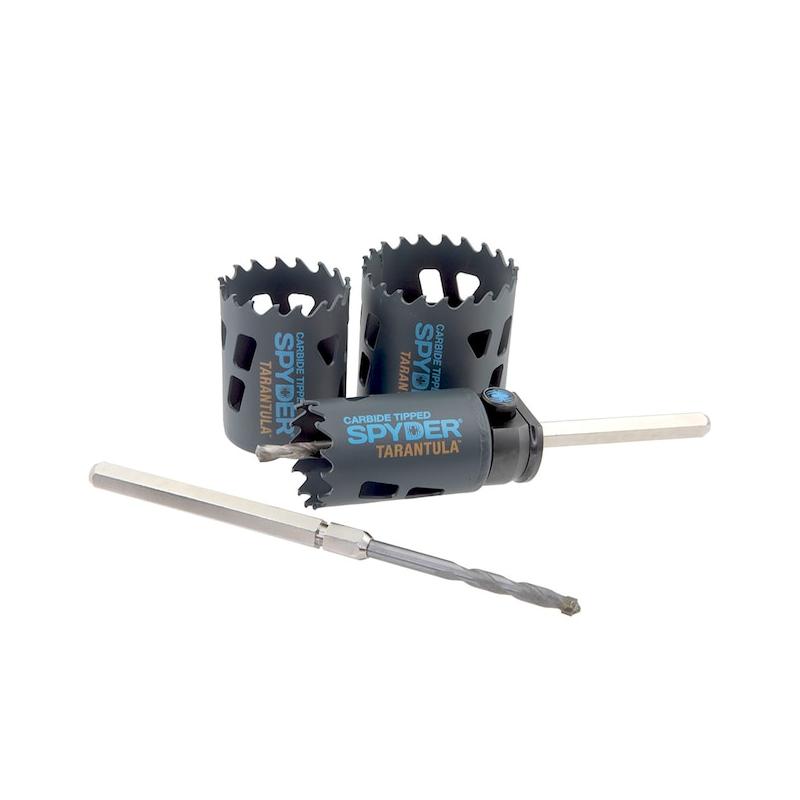 Spyder 6PC Tarantula Carbide Tipped, Metal Cutting Hole Saw Set