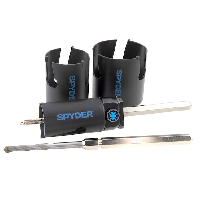 Spyder Carbide-tipped Arbored Hole Saw Set (6-Piece)