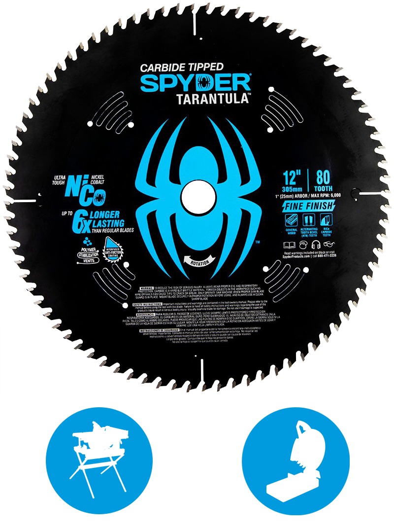 12″ 60T Fine Finish Saw Blade