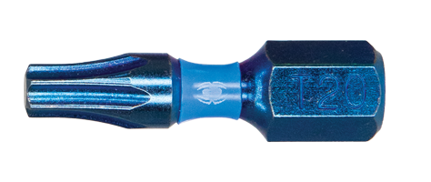 Spyder Mach-Blue T20 1/4-in x 1-in Torx Impact Driver Bit (2-Piece)