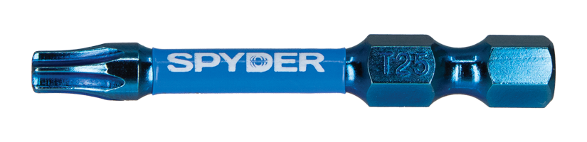 Spyder Mach-Blue T25 1/4-in x 2-in Torx Impact Driver Bit (2-Piece)