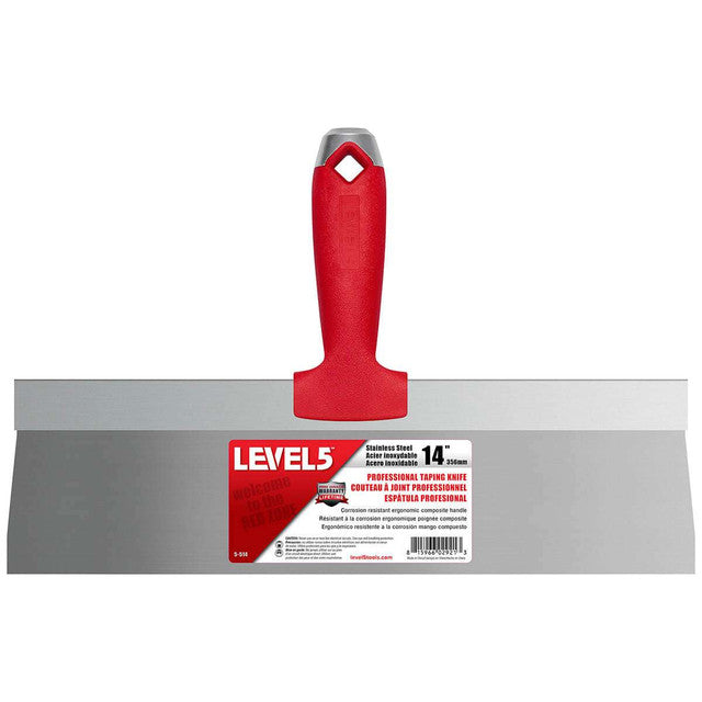 14" Stainless Steel Taping Knife - Composite Handle w/Hammerend