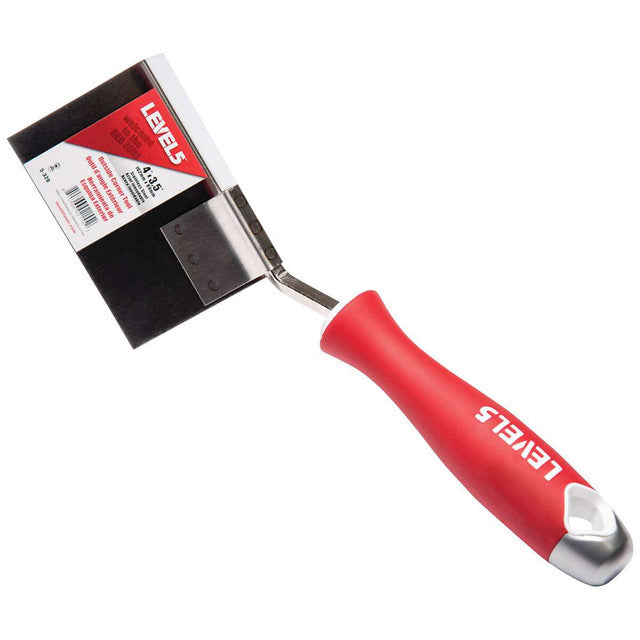 4" x 3.5" Stainless Steel Soft Grip Outside Corner Tool