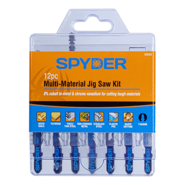 Spyder Set T-shank Chrome/Vanadium Blade Set (12-Pack)