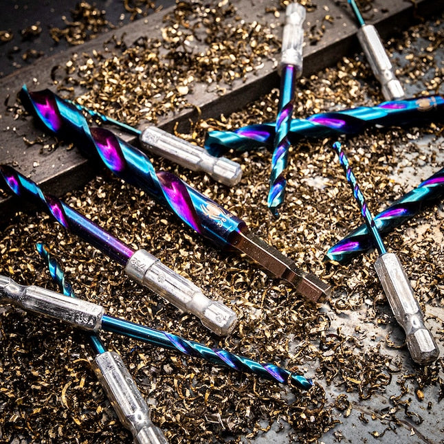 1/4 Mach-Blue Hex Shank Drill Bit