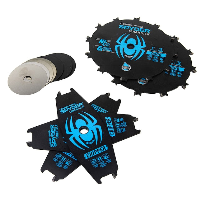 Spyder 13023 Tarantula DADO Circular Saw Blade, 6 In.