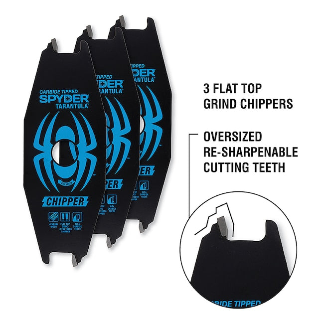 Spyder 13023 Tarantula DADO Circular Saw Blade, 6 In.
