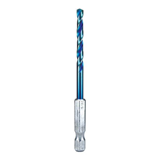 5/32 Mach-Blue Hex Shank Drill Bit