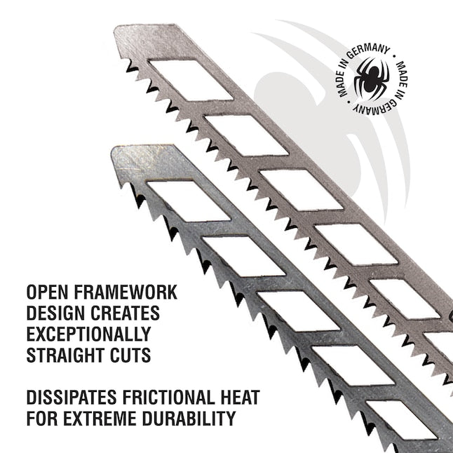 Spyder Skeleton 4-in 12 Tpi T-shank Chrome/Vanadium Blade Set (2-Pack)