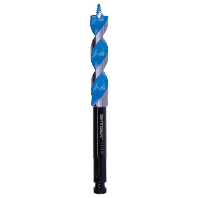 Spyder Stinger 11/16-in x 6-1/2-in Woodboring Auger Drill Bit
