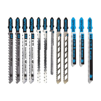 Spyder Set T-shank Chrome/Vanadium Blade Set (12-Pack)