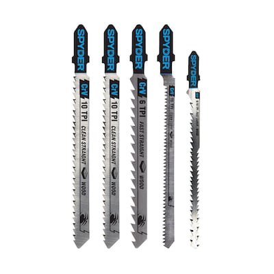 Spyder Set T-shank Chrome/Vanadium Blade Set (5-Pack)