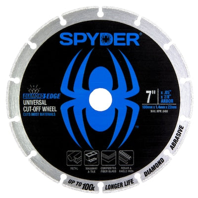 Spyder Diamond Bite Diamond Edge 7-in Diamond Cut-off Wheel