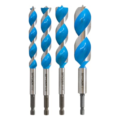 Spyder Stinger 4-Piece x 6-1/2-in Woodboring Power Spade Drill Bit Set