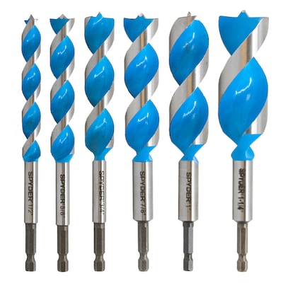Spyder Stinger 6-Piece x 6-1/2-in Woodboring Power Spade Drill Bit Set