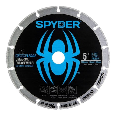 Spyder Diamond Bite Diamond Edge 5-in Diamond Cut-off Wheel