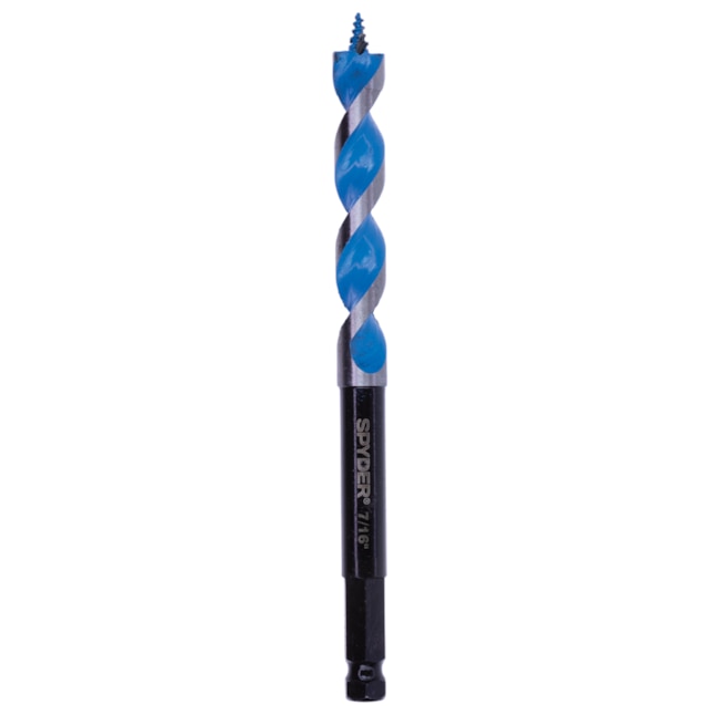 Spyder Stinger 7/16-in x 6-1/2-in Woodboring Auger Drill Bit