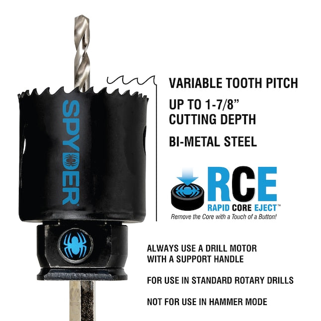 Spyder 6-3/8-in Bi-metal Non-arbored Hole Saw