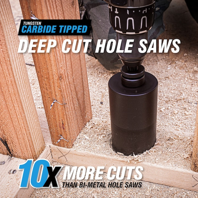 Spyder Deep Cut 1-1/4-in Carbide-tipped Non-arbored Hole Saw