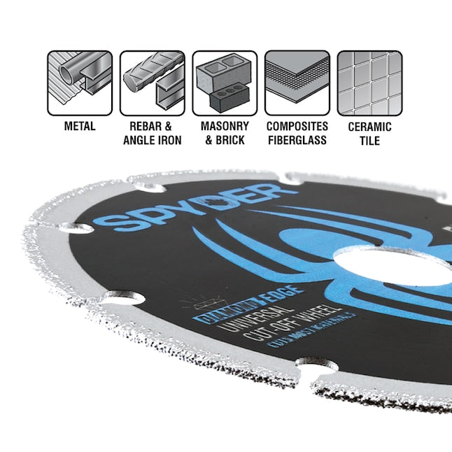 Spyder Diamond Bite Diamond Edge 7-in Diamond Cut-off Wheel