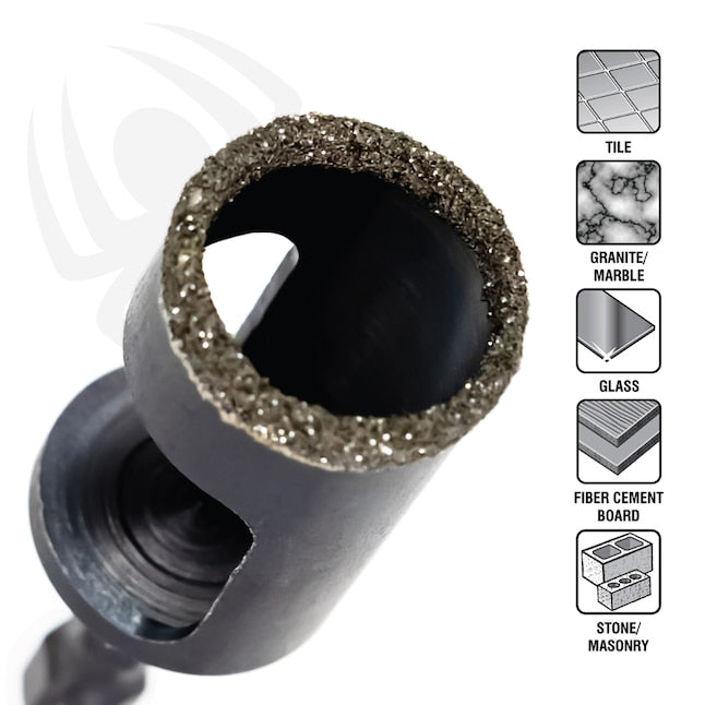 Spyder Diamond Edge 2-1/2-in Diamond Non-arbored Hole Saw