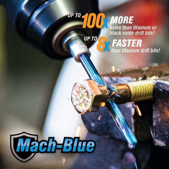 Spyder Mach-Blue 1/4-in x Impact Driver Bit (15-Piece)