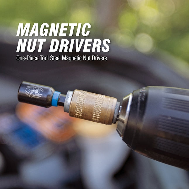 Spyder Mach-Blue 1/4-in x Nutsetter Impact Driver Bit (4-Piece)