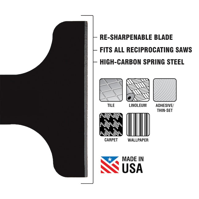 Spyder 4" Reciprocating Saw Scraper