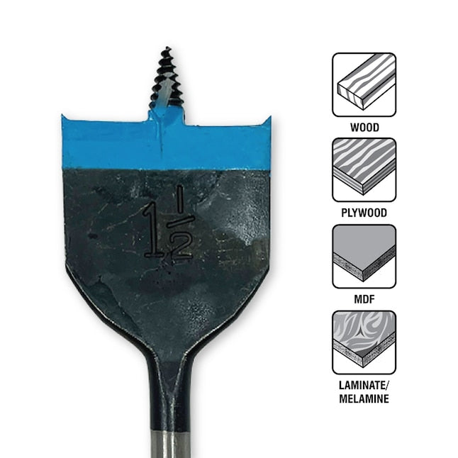 Spyder Stinger 7/8-in x 16-in Woodboring Spade Drill Bit