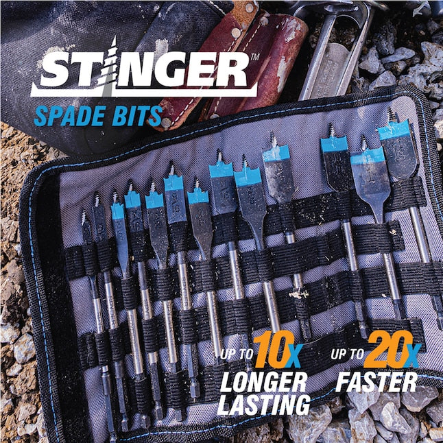 Spyder Stinger 7/8-in x 16-in Woodboring Spade Drill Bit