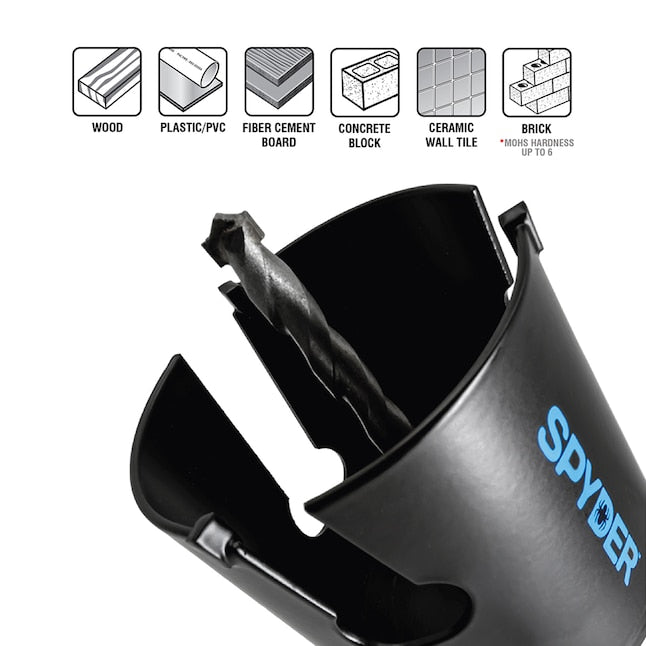 Spyder 4-in Carbide-tipped Non-arbored Hole Saw