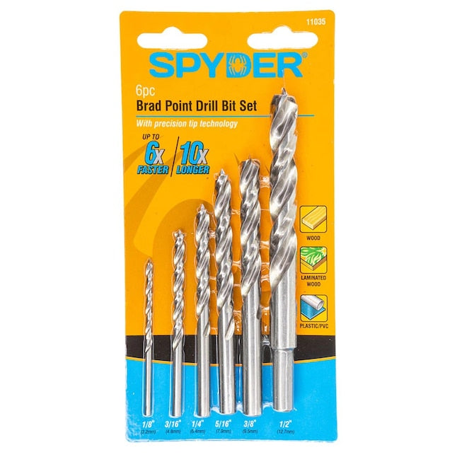 SPY STINGER 6PC BRAD POINT SET