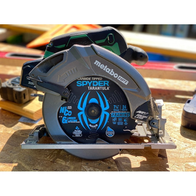 Spyder Framing 8-1/4-in 24-Tooth Rough Finish Tungsten Carbide-tipped Steel Circular Saw Blade