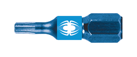 Spyder Mach-Blue T10 1/4-in x 1-in Torx Impact Driver Bit (2-Piece)