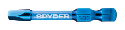 Spyder Mach-Blue SQ3 1/4-in x 2-in Square/Robertson Impact Driver Bit (2-Piece)