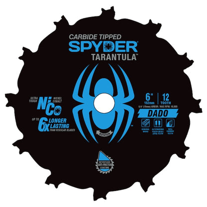 Spyder 13023 Tarantula DADO Circular Saw Blade, 6 In.