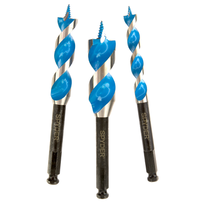 Spyder Stinger 3-Piece x 6-1/2-in Woodboring Power Spade Drill Bit Set